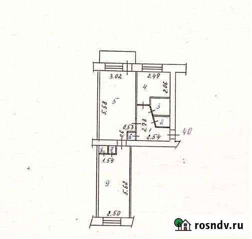 2-комнатная квартира, 44.1 м², 5/5 эт. на продажу в Ухте Ухта
