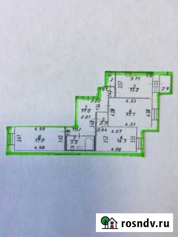 3-комнатная квартира, 89 м², 2/5 эт. на продажу в Пушкине Пушкин - изображение 1