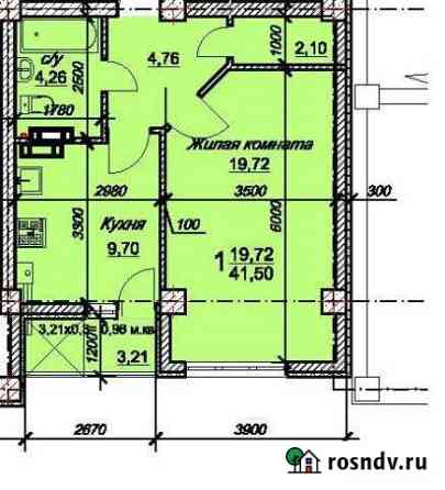 1-комнатная квартира, 41.5 м², 4/11 эт. на продажу в Севастополе Севастополь