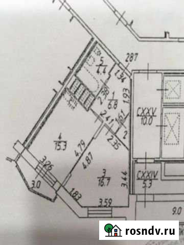 1-комнатная квартира, 44.2 м², 13/18 эт. на продажу в Пушкине Пушкин - изображение 1