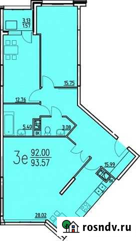 3-комнатная квартира, 93 м², 12/17 эт. на продажу в Пензе Пенза - изображение 1