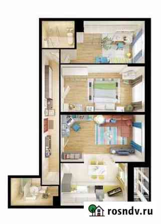 3-комнатная квартира, 76.3 м², 1/16 эт. на продажу в Мурино Мурино
