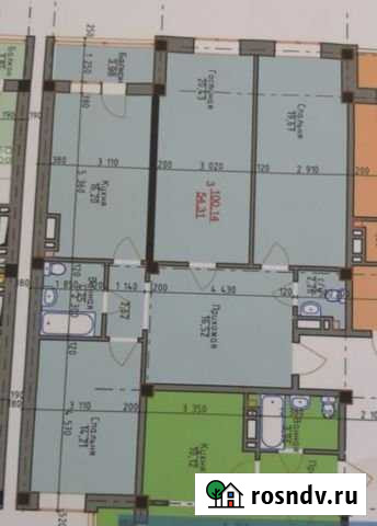 3-комнатная квартира, 104 м², 9/9 эт. на продажу в Дербенте Дербент - изображение 1