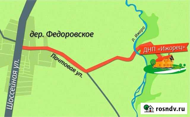 Участок СНТ, ДНП 9 сот. на продажу в Федоровском Ленинградской области Федоровское - изображение 1