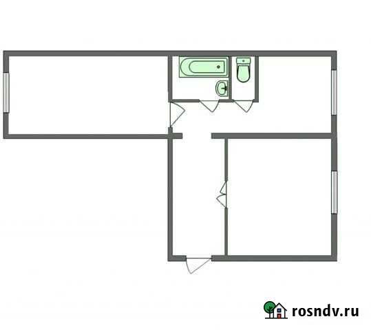 2-комнатная квартира, 56.6 м², 1/5 эт. на продажу в Надыме Надым - изображение 1