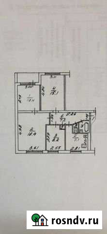 4-комнатная квартира, 70.2 м², 1/9 эт. на продажу в Ивантеевке Московской области Ивантеевка - изображение 1