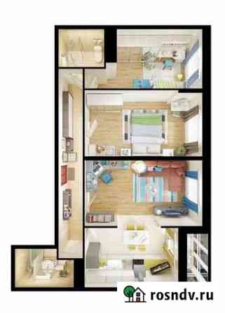 3-комнатная квартира, 75 м², 2/16 эт. на продажу в Мурино Мурино