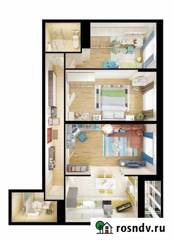 3-комнатная квартира, 75 м², 2/16 эт. на продажу в Мурино Мурино - изображение 1