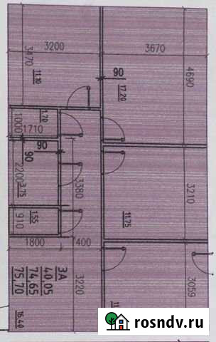 3-комнатная квартира, 75 м², 2/3 эт. на продажу в Лениногорске Лениногорск - изображение 1
