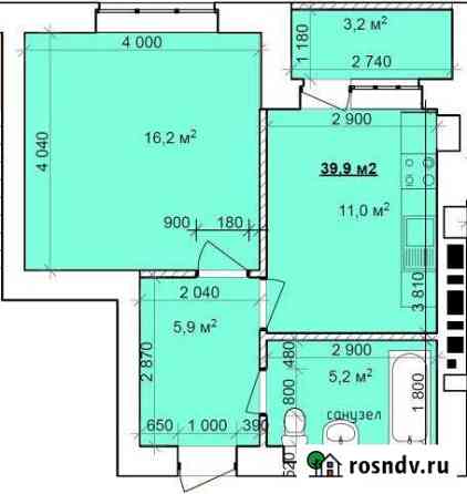 1-комнатная квартира, 39.9 м², 4/9 эт. на продажу в Таганроге Таганрог