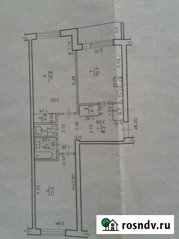 2-комнатная квартира, 55 м², 5/5 эт. на продажу в Краснокаменске Забайкальского края Краснокаменск - изображение 1