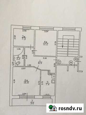 3-комнатная квартира, 58.8 м², 3/3 эт. на продажу в Нестерове Нестеров - изображение 1