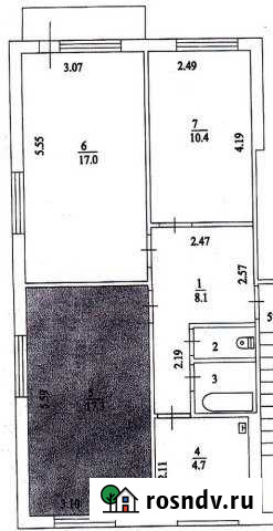 Комната 18 м² в 3-ком. кв., 4/5 эт. на продажу в Новом Свете Ленинградской области Новый Свет - изображение 1