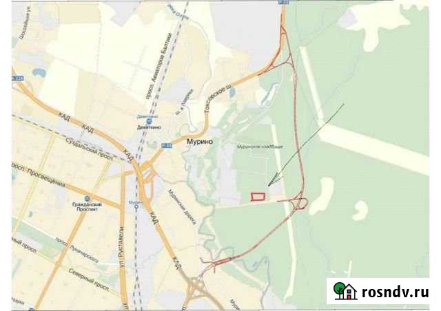 Участок промназначения 50 сот. на продажу в Санкт-Петербурге Санкт-Петербург - изображение 1