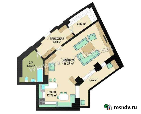 Квартира-студия, 82 м², 14/16 эт. на продажу в Волгограде Волгоград - изображение 1