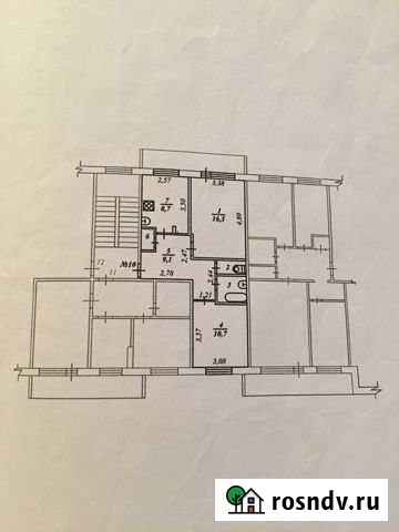 2-комнатная квартира, 49.8 м², 2/2 эт. на продажу в Выльгорте Выльгорт - изображение 1