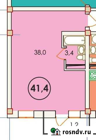 Квартира-студия, 41.4 м², 3/9 эт. на продажу в Улан-Удэ Улан-Удэ - изображение 1