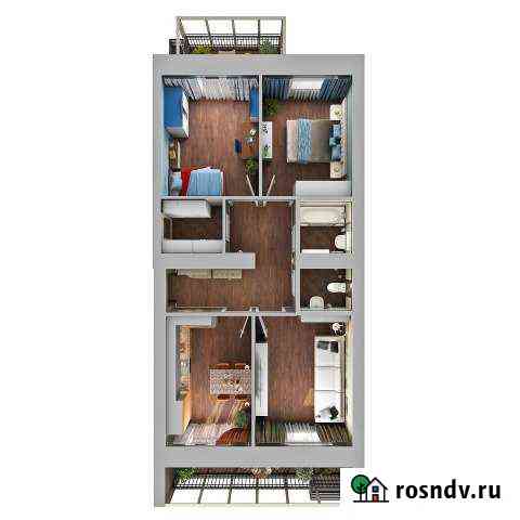 3-комнатная квартира, 78.7 м², 1/10 эт. на продажу в Казани Казань