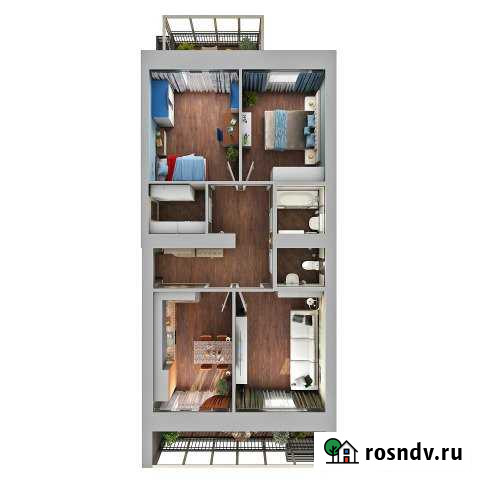 3-комнатная квартира, 78.7 м², 1/10 эт. на продажу в Казани Казань - изображение 1