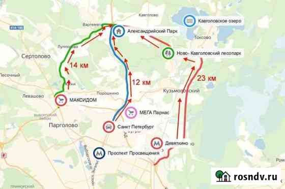 Участок ИЖС 6 сот. на продажу в Лесколово Лесколово