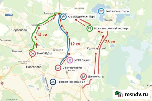 Участок ИЖС 6 сот. на продажу в Лесколово Лесколово - изображение 1