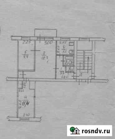 3-комнатная квартира, 54 м², 2/5 эт. на продажу в Камышине Камышин