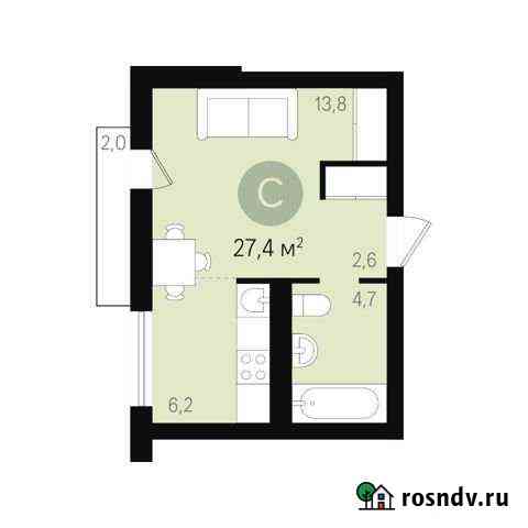 Квартира-студия, 27 м², 4/9 эт. на продажу в Новосибирске Новосибирск