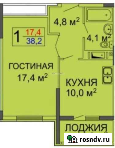 1-комнатная квартира, 38 м², 2/9 эт. на продажу в Симферополе Симферополь - изображение 1