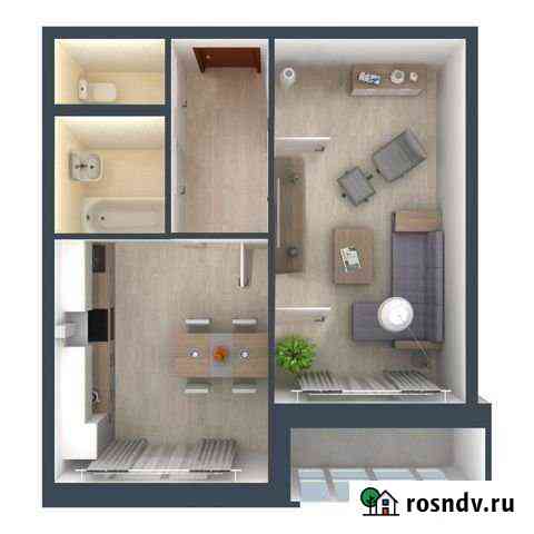 1-комнатная квартира, 40.2 м², 3/16 эт. на продажу в Чебоксарах Чебоксары