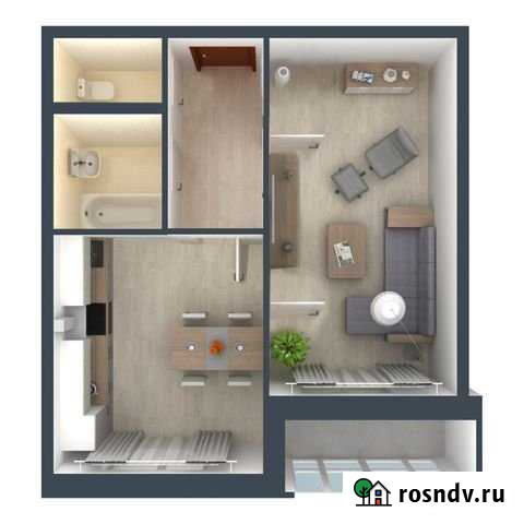 1-комнатная квартира, 40.2 м², 3/16 эт. на продажу в Чебоксарах Чебоксары - изображение 1