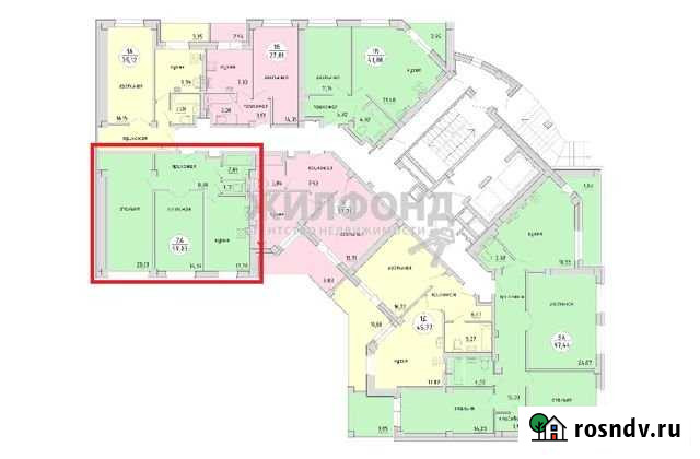 2-комнатная квартира, 54.6 м², 9/16 эт. на продажу в Новосибирске Новосибирск - изображение 1
