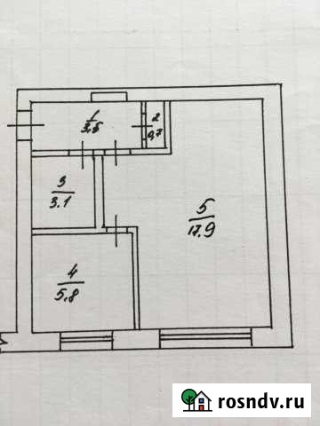 1-комнатная квартира, 31 м², 3/6 эт. на продажу в Магадане Магадан - изображение 1