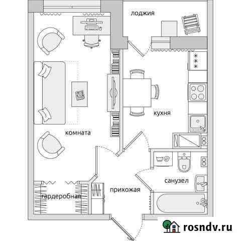 1-комнатная квартира, 34.1 м², 10/27 эт. на продажу в Мурино Мурино