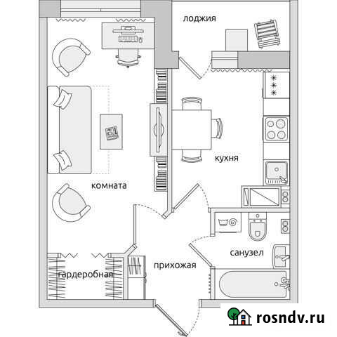 1-комнатная квартира, 34.1 м², 10/27 эт. на продажу в Мурино Мурино - изображение 1