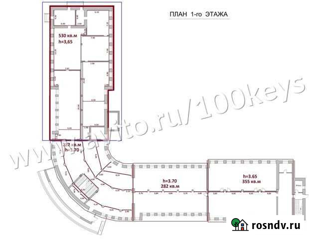 Помещение свободного назначения, 530 кв.м. Коломна - изображение 1