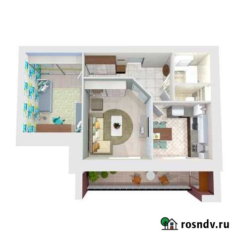 2-комнатная квартира, 59.6 м², 3/7 эт. на продажу в Волгограде Волгоград - изображение 1