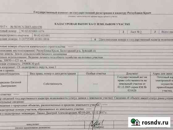 Участок СНТ, ДНП 397 сот. на продажу в Симферополе Симферополь
