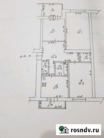 3-комнатная квартира, 65 м², 1/5 эт. на продажу в Небуге Небуг - изображение 1