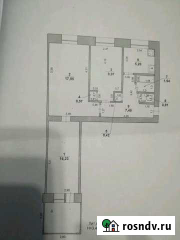 3-комнатная квартира, 58 м², 1/5 эт. на продажу в Новоульяновске Новоульяновск - изображение 1