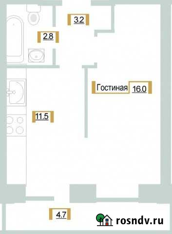 1-комнатная квартира, 38.2 м², 2/6 эт. на продажу в Пскове Псков - изображение 1