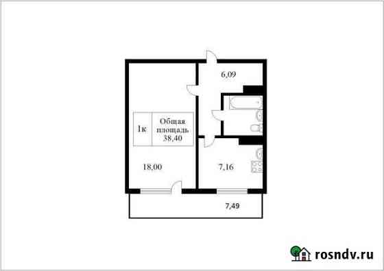 2-комнатная квартира, 38.4 м², 10/17 эт. на продажу в Томске Томск