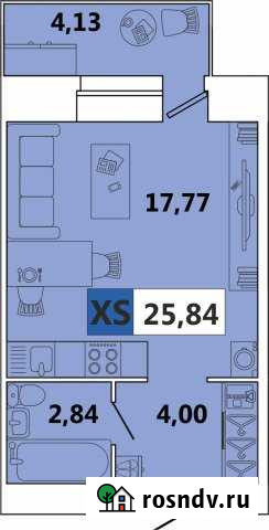 Квартира-студия, 26 м², 9/9 эт. на продажу в Северодвинске Северодвинск - изображение 1