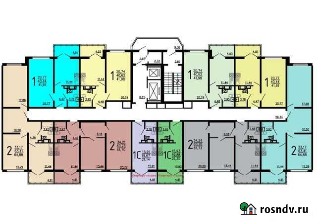 1-комнатная квартира, 42 м², 4/17 эт. на продажу в Отрадном Воронежской области Отрадное - изображение 1