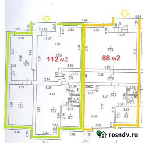 Торговое помещение, 112 кв.м. Новая Усмань - изображение 1