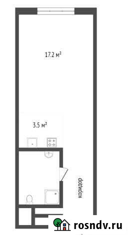 Квартира-студия, 24.6 м², 10/19 эт. на продажу в Нижнем Новгороде Нижний Новгород - изображение 1
