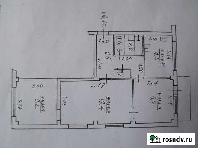 3-комнатная квартира, 52.5 м², 4/5 эт. на продажу в Петрозаводске Петрозаводск - изображение 1