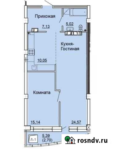 2-комнатная квартира, 65.1 м², 10/22 эт. на продажу в Кирове Киров - изображение 1
