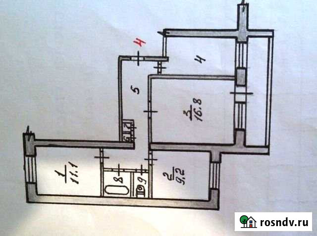 3-комнатная квартира, 64.5 м², 3/9 эт. на продажу в Губахе Губаха - изображение 1