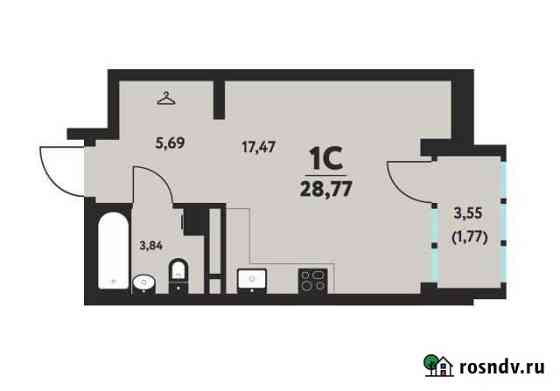 Квартира-студия, 28.8 м², 5/13 эт. на продажу в Перми Пермь