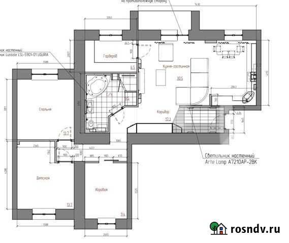 5-комнатная квартира, 104 м², 3/9 эт. на продажу в Северодвинске Северодвинск - изображение 1